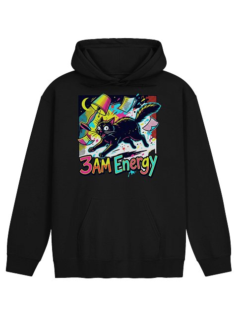 3AM Zoomies Cat Hoodie