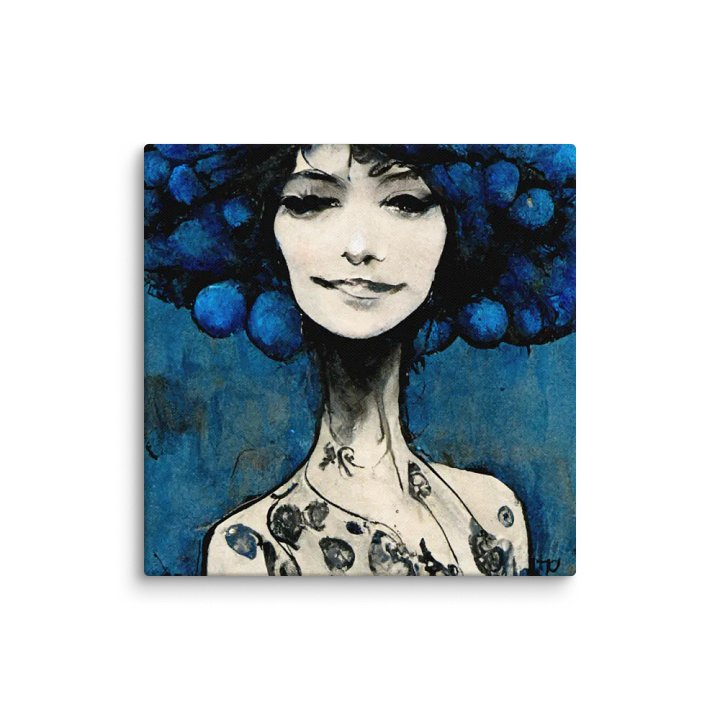 Blue Abstract Serenity Canvas product image (7)