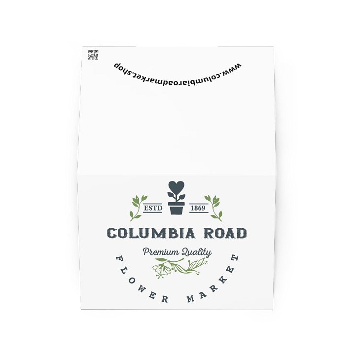 Columbia Road Market Logo Greeting Card product image (2)
