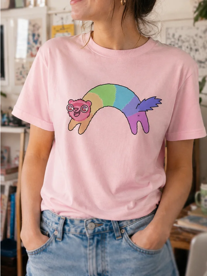 Rainbow Ferret | Unisex T-Shirt product image (1)