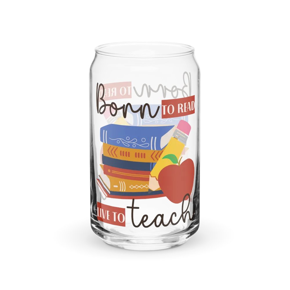 Ice Coffee Glass Tumbler Gift For A Book Lover Teacher product image (11)