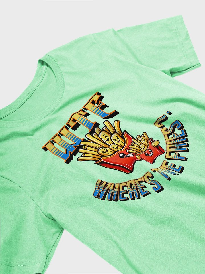 WTF Wheres The Fries Cartoon T-Shirt product image (2)
