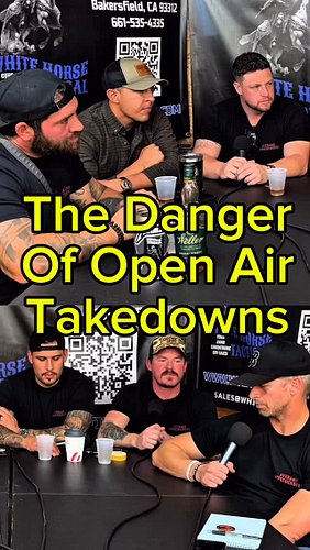 Travis and Reagan talk about the dangers of open air takedowns. Check out episode 57 with the Violent Criminal Apprehension T...