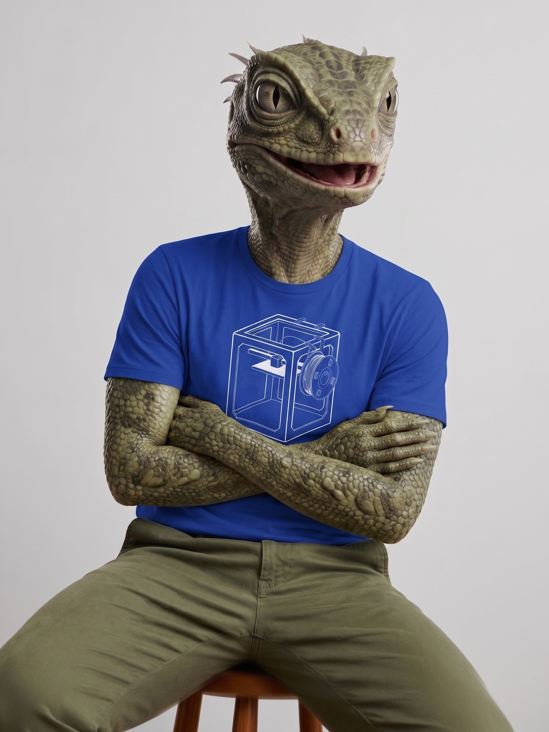 3d Wireframe Printer Tee product image (3)