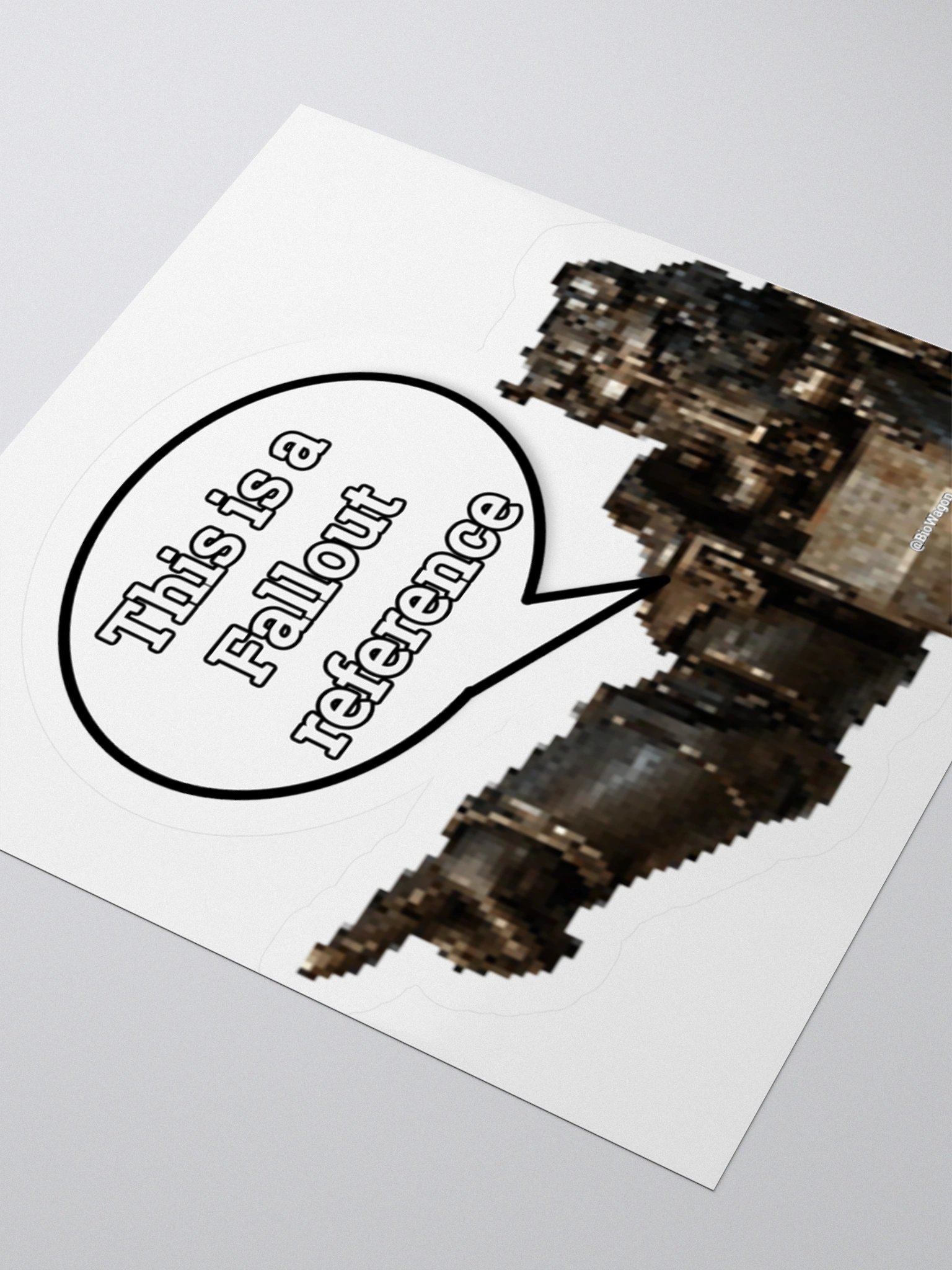 "This Is A Fallout Reference" Sticker product image (3)