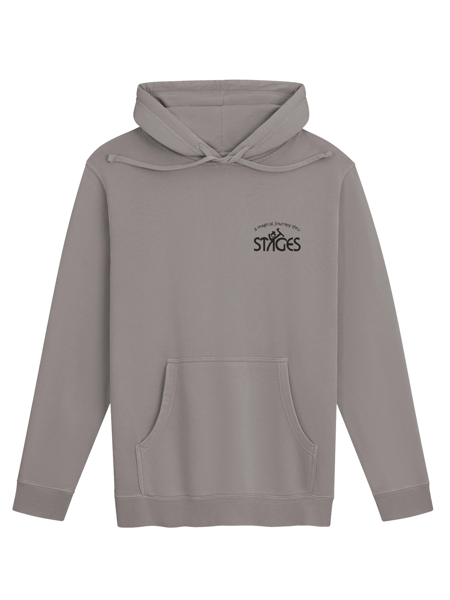 Vintage Light Hoodie - Black Stages Logo on Front product image (13)