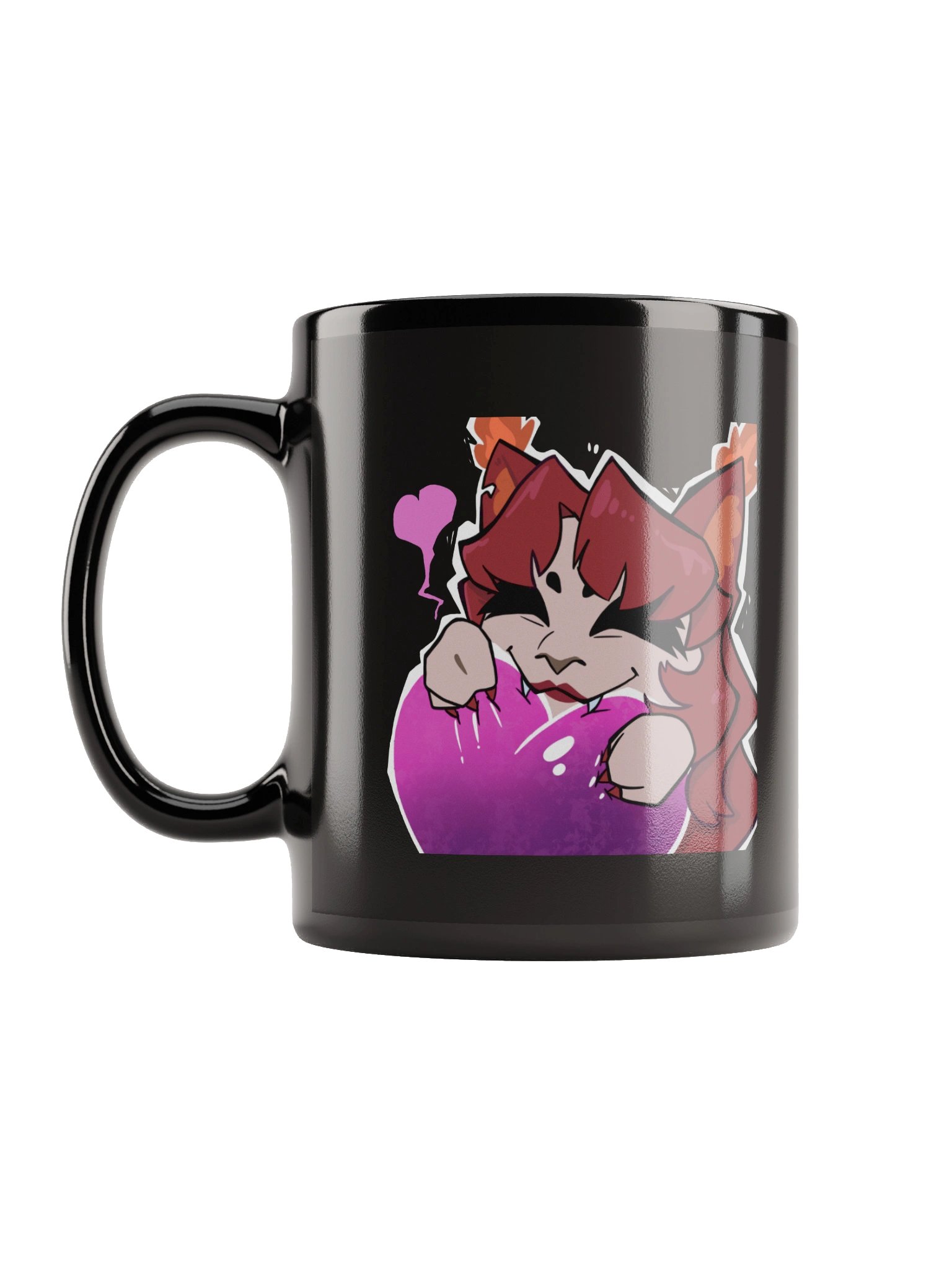 Pyro Loves Black Mug product image (11)