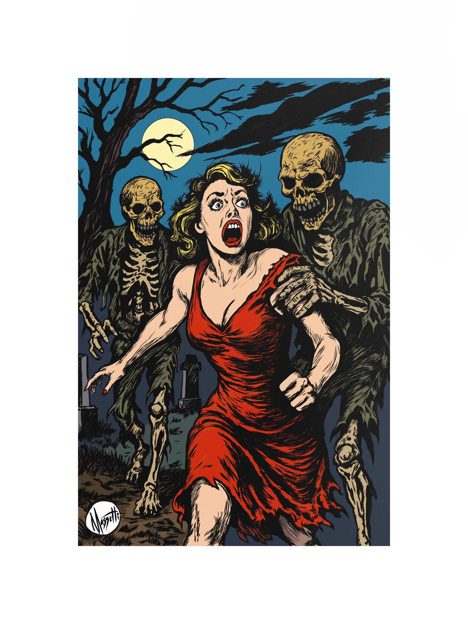 Midnight In a Cemetery Art Print product image (4)