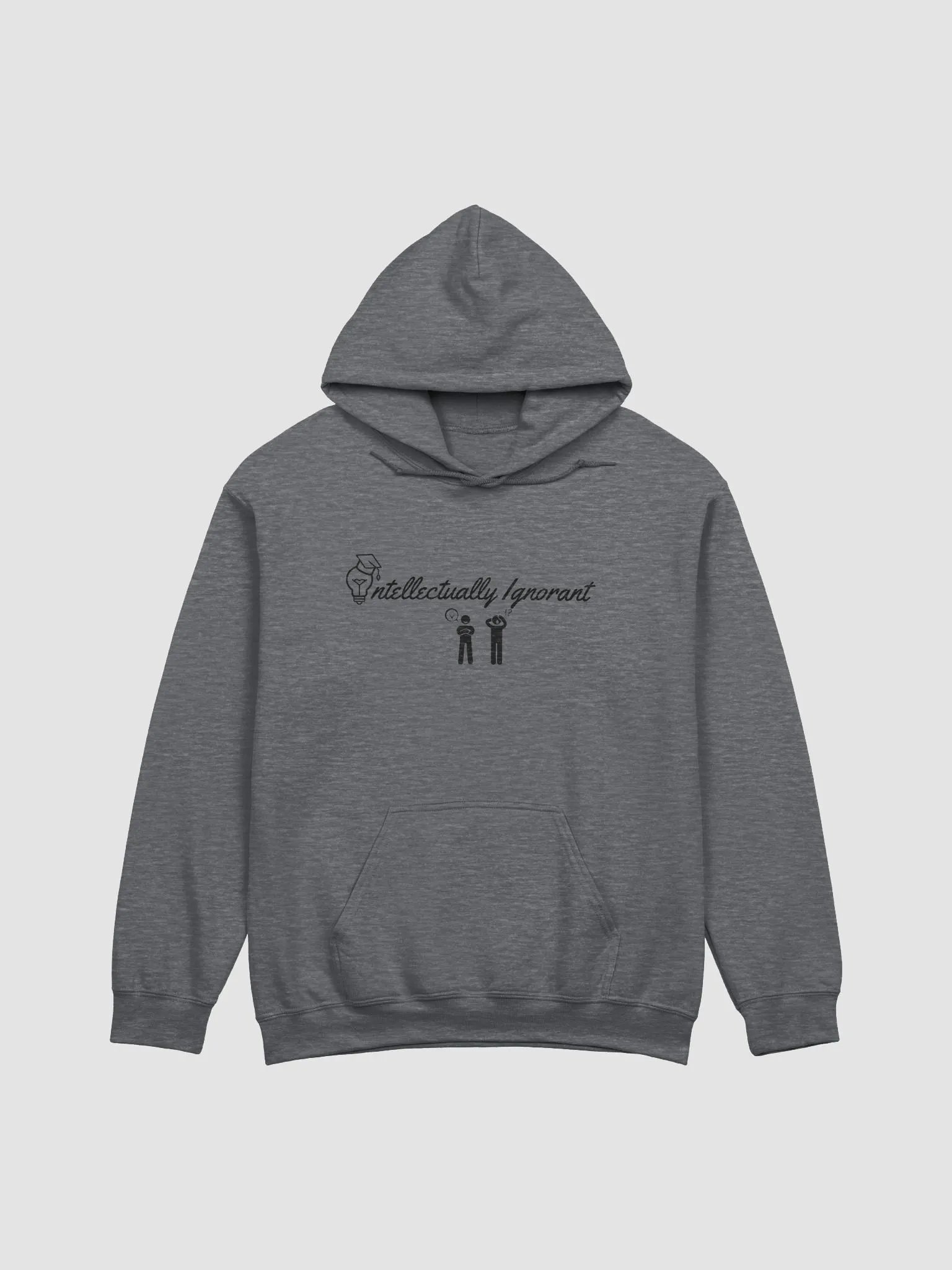 Intellectually Ignorant Hoodie ( Black Logo) product image (4)