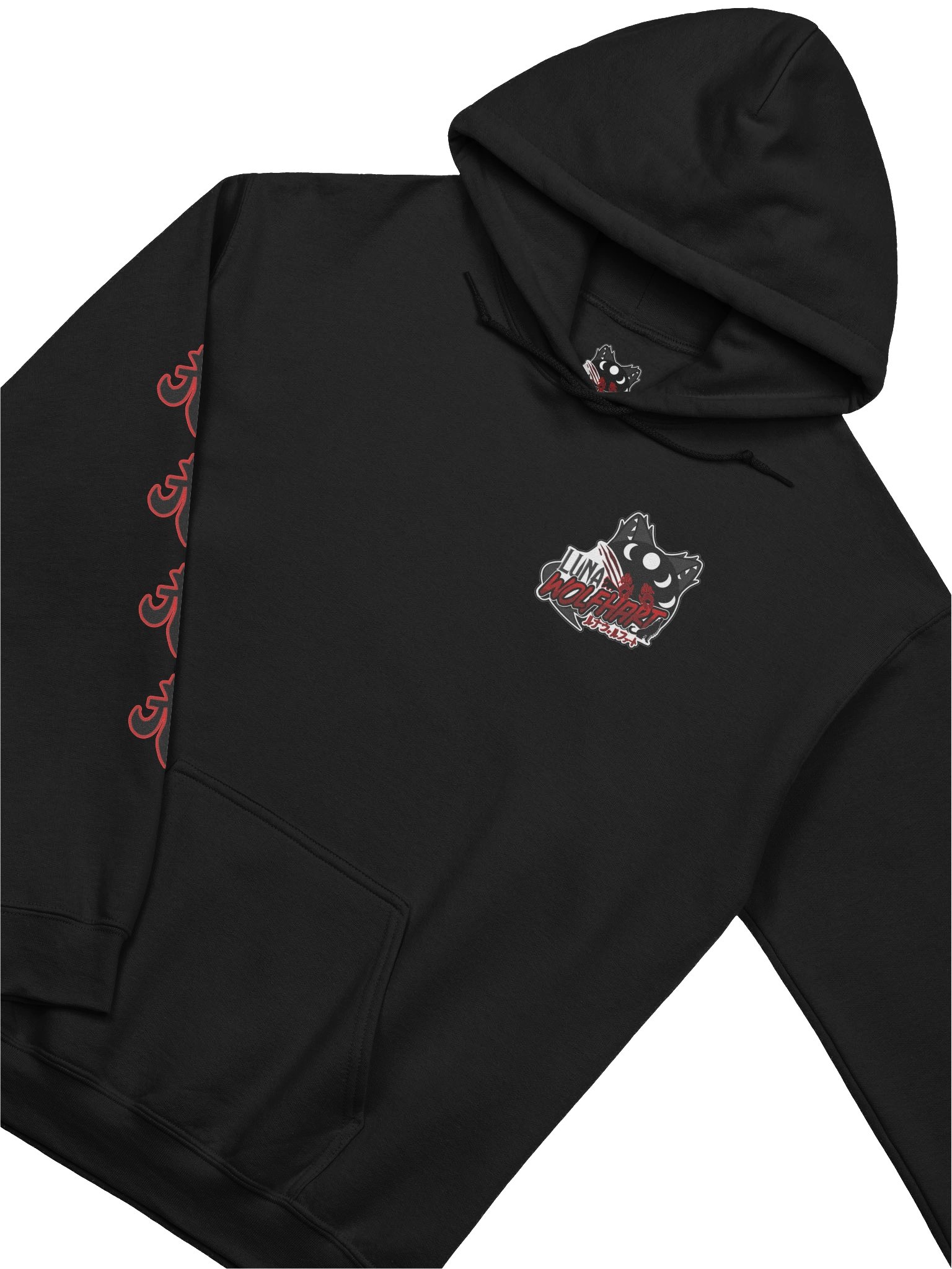 Red Neon Luna Pullover Hoodie product image (3)