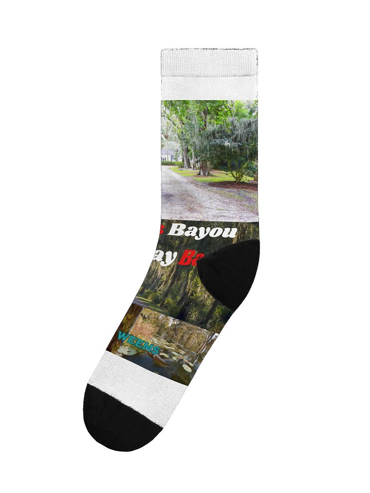 Benji's Bayou Birthday Bash EcoArt Crew Socks product image (1)