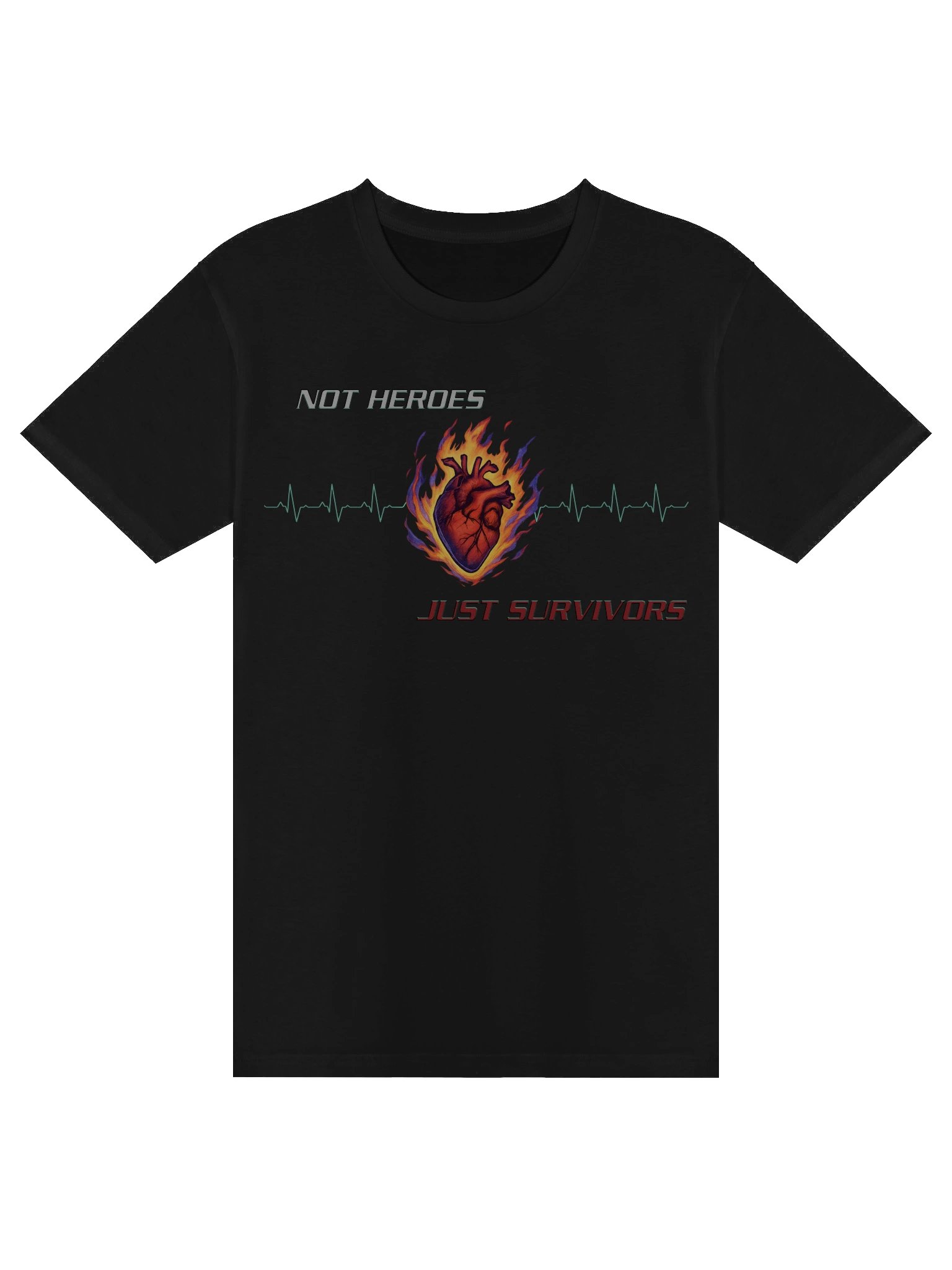 Not Heroes, Just Survivors Tee product image (4)