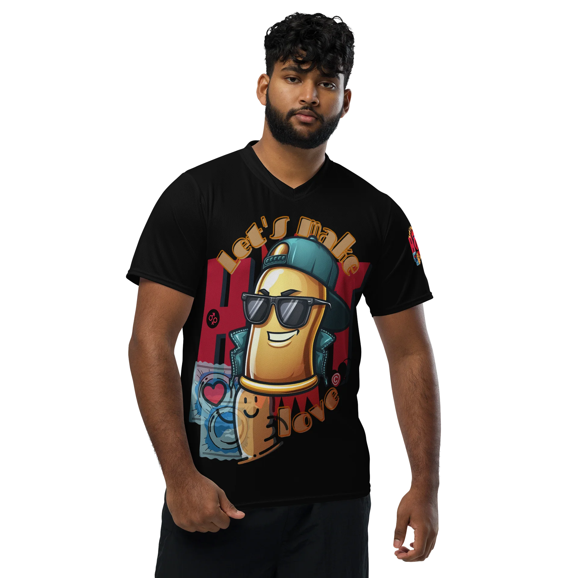 LIMITED EDITION - CNX Core All-over print Unisex Tee — Let's Make Love 001 product image (3)