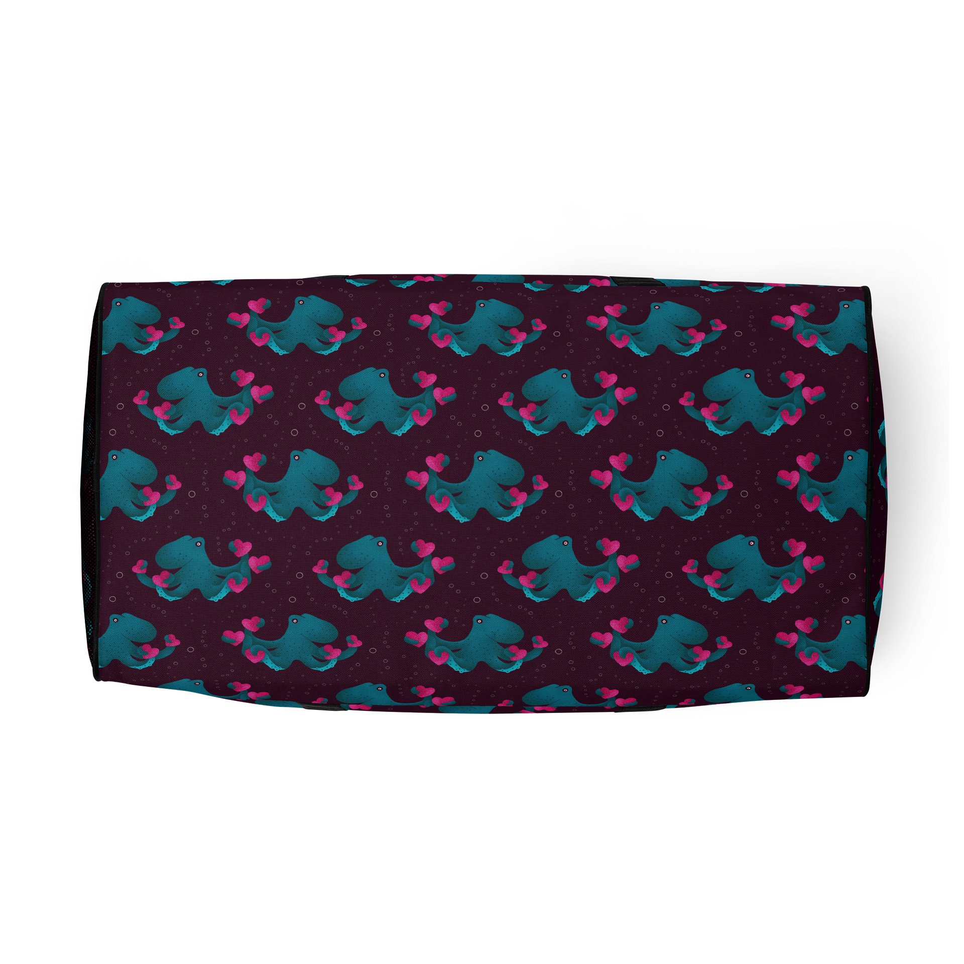 Octopus and Hearts Duffel Bag product image (5)