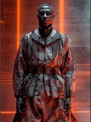 When he enters the room, time shifts. Energy changes.  ⏳✨ 👁‍🗨 #melaninaesthetic #afrofuturism #aivideo #afrofuturismfashion #blackart 