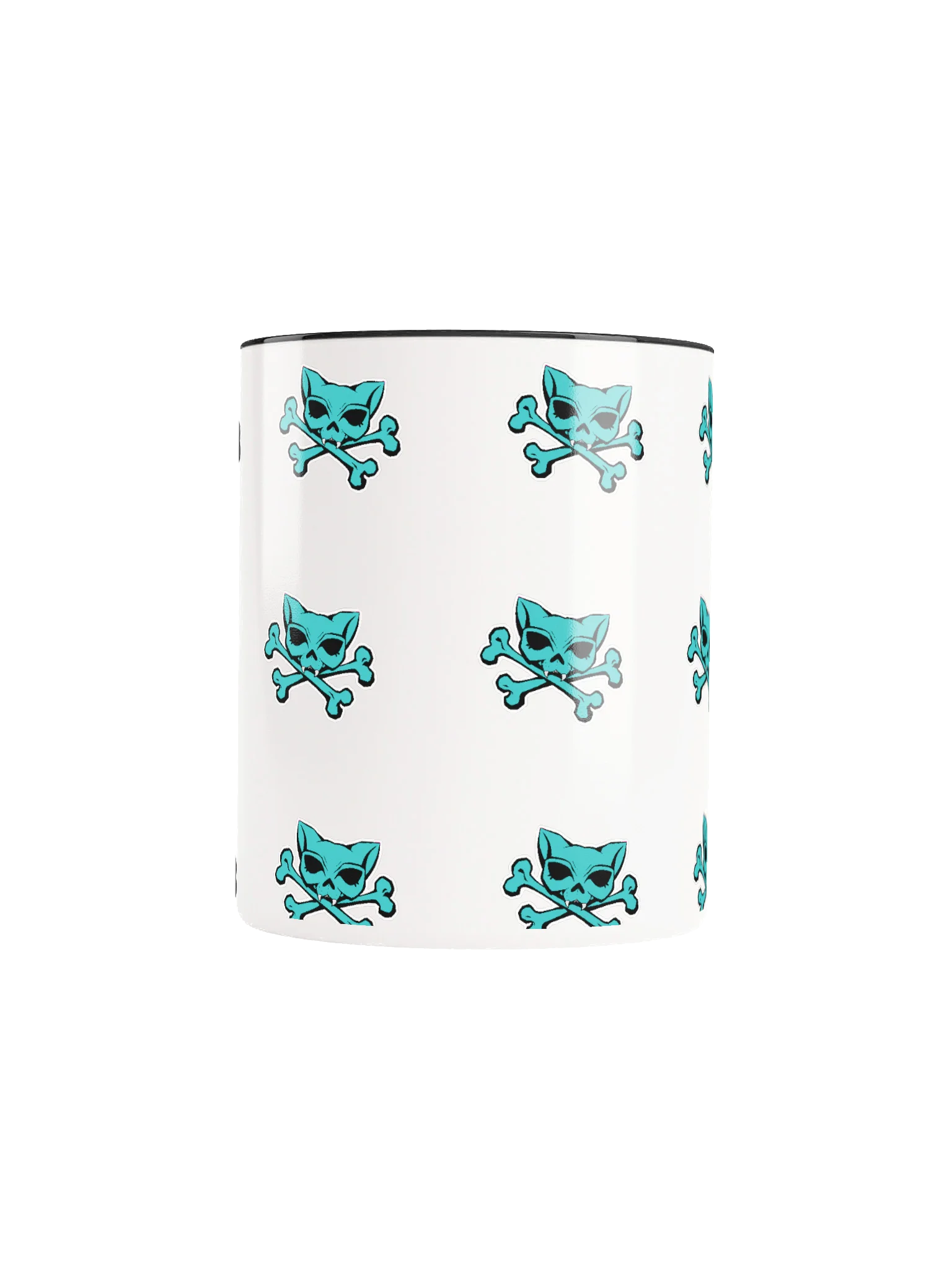 Turquoise Kat Skull Colorful Mug product image (20)