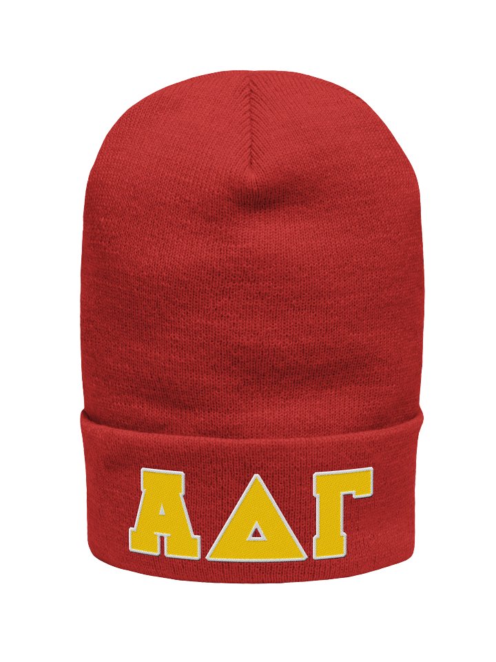 Alpha Delta Gamma Cuffed Beanie product image (1)