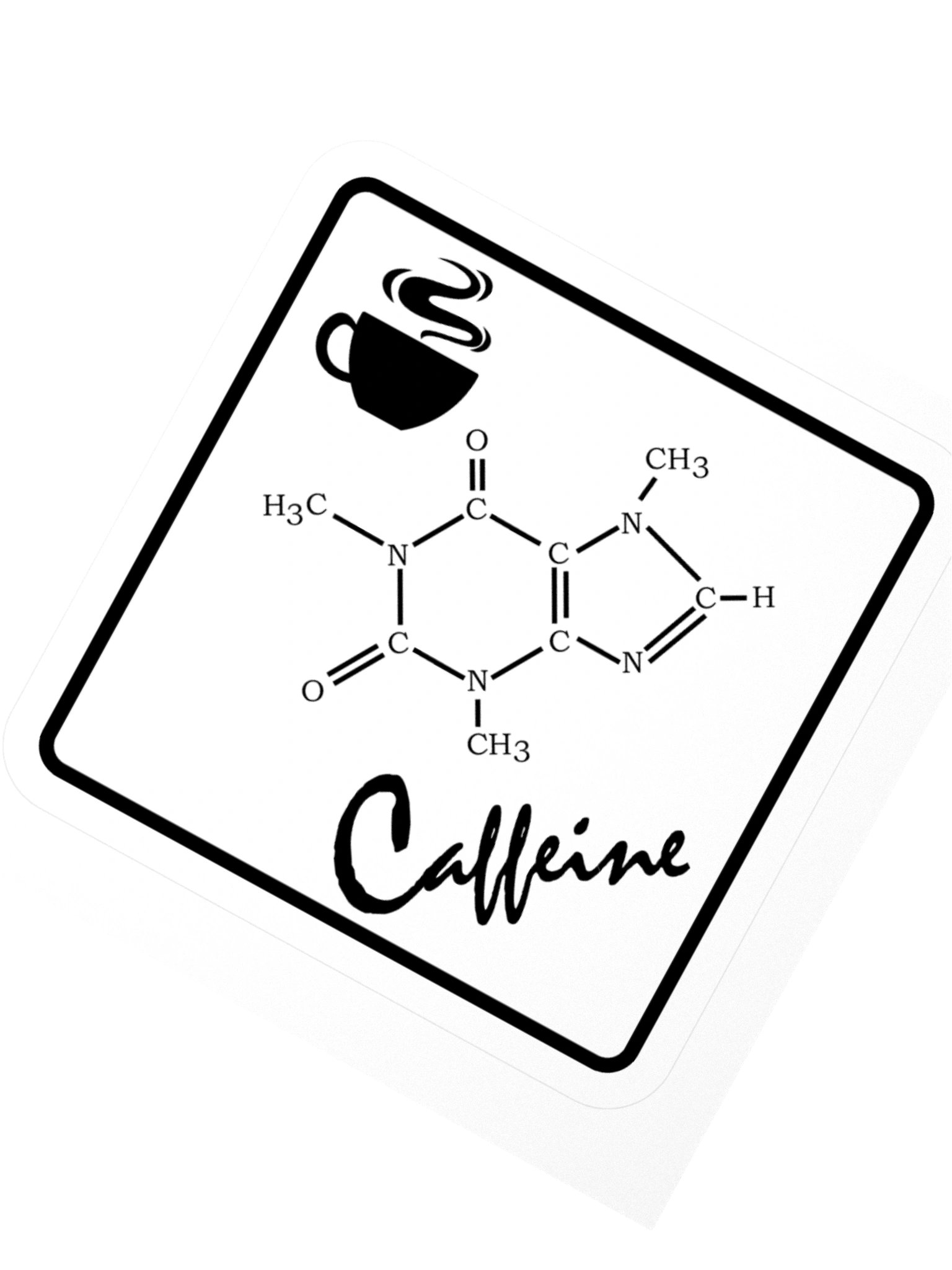 Caffeine Chemistry Kiss Cut Stickers product image (5)