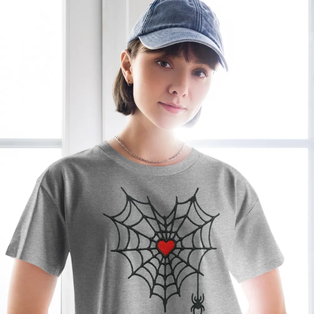 Gothic Love Spiderweb Crop Top product image (12)