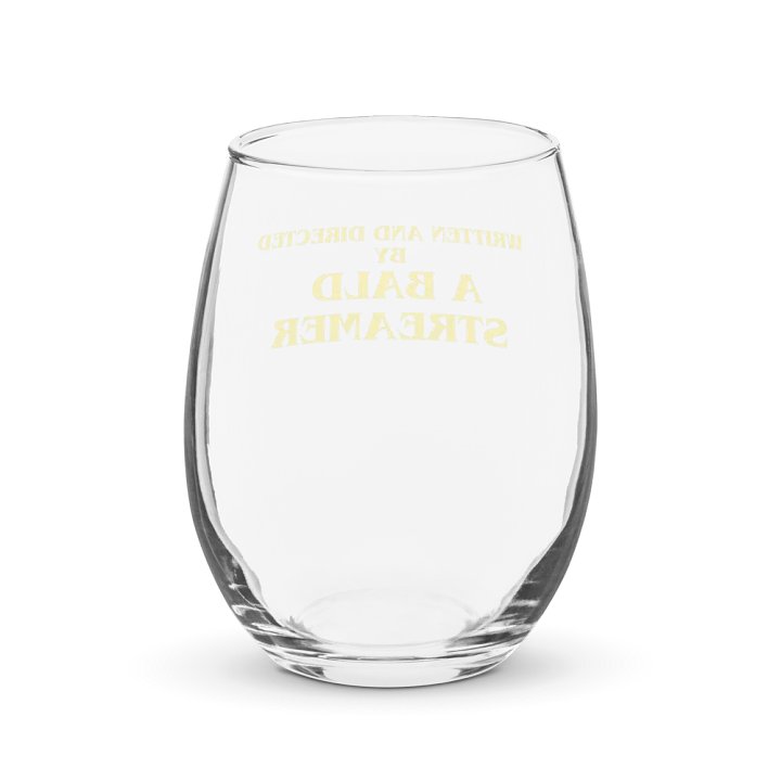 Written and directed by wine glass product image (2)