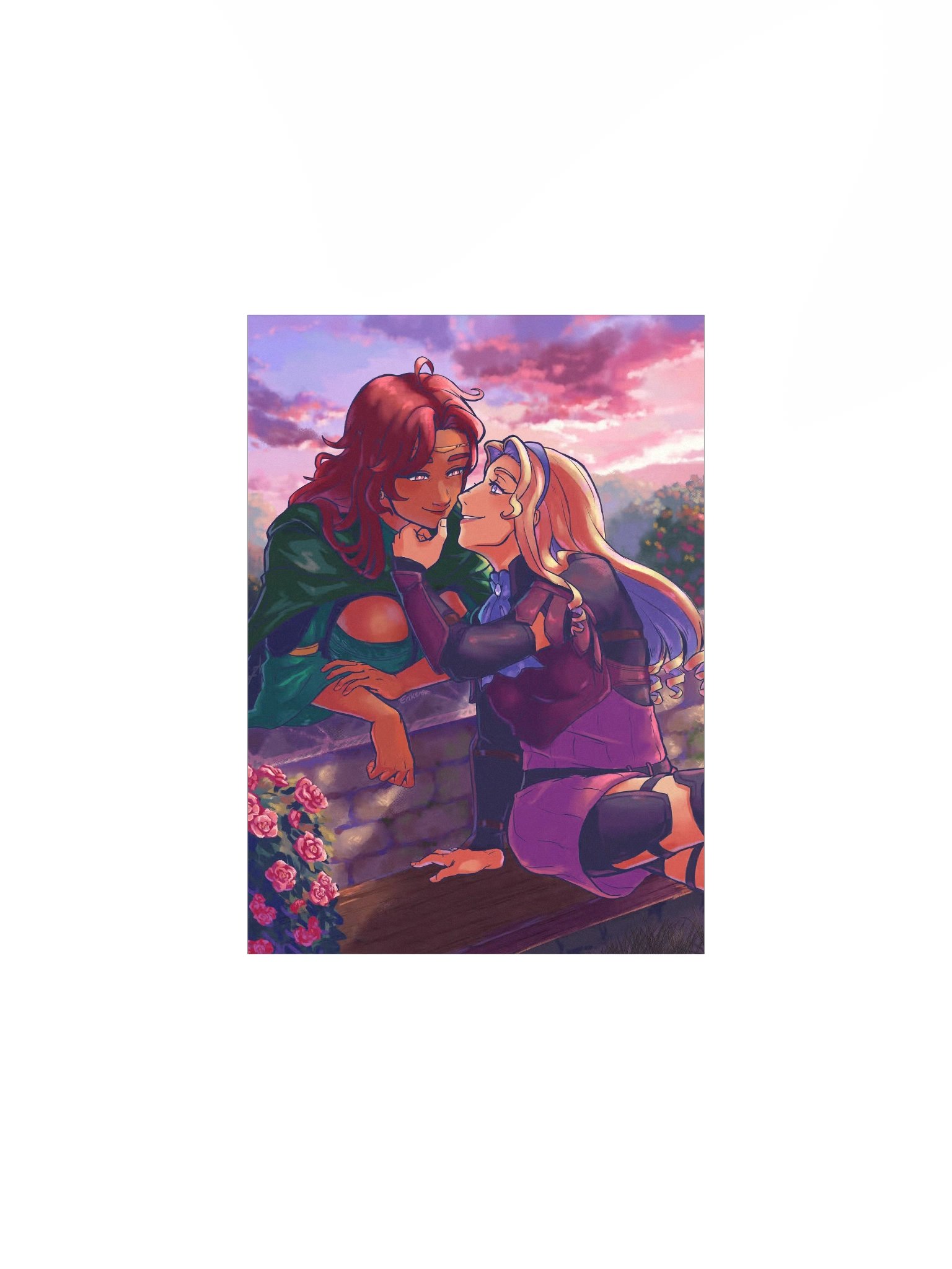 Fire Emblem Hapi & Constance Print product image (1)