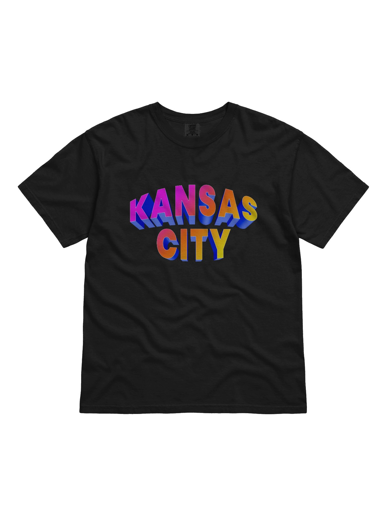 KANSAS CITY Chunky 3D Gradient Tee product image (1)