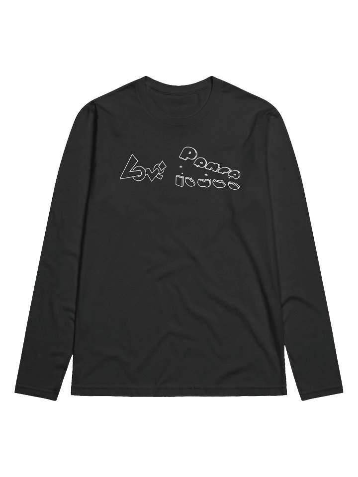 LOL love peace male long sleeve tee product image (1)