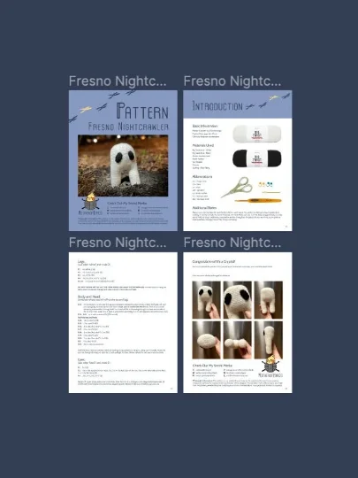 Fresno Nightcrawler – CROCHET PATTERN product image (2)