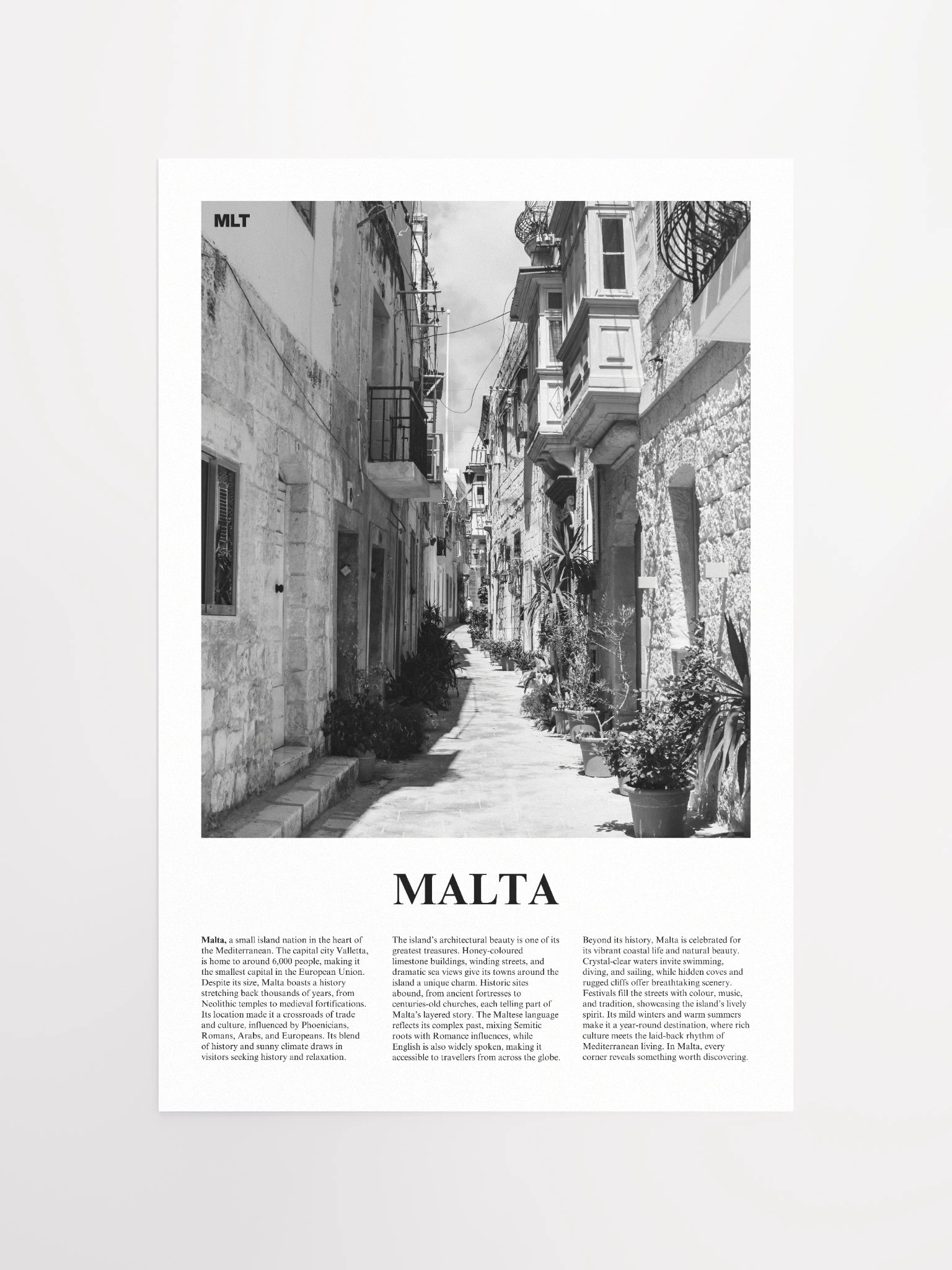 Malta 03 Newspaper Poster product image (5)