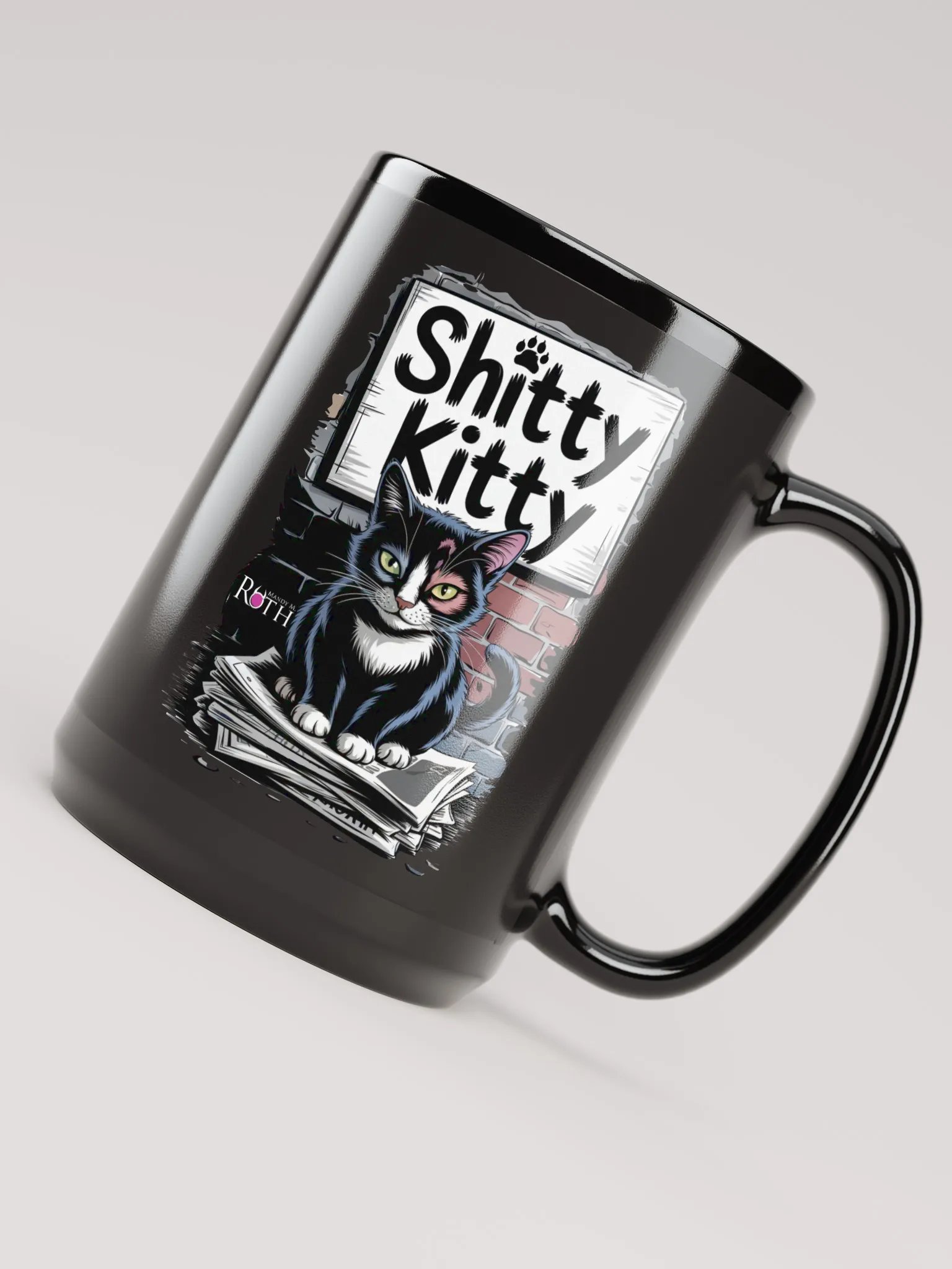 Sh*tty Kitty Mug 15 oz product image (4)