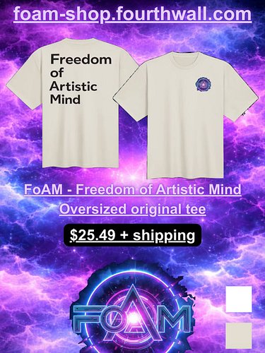 FoAM - Oversized Tee original (link in bio)