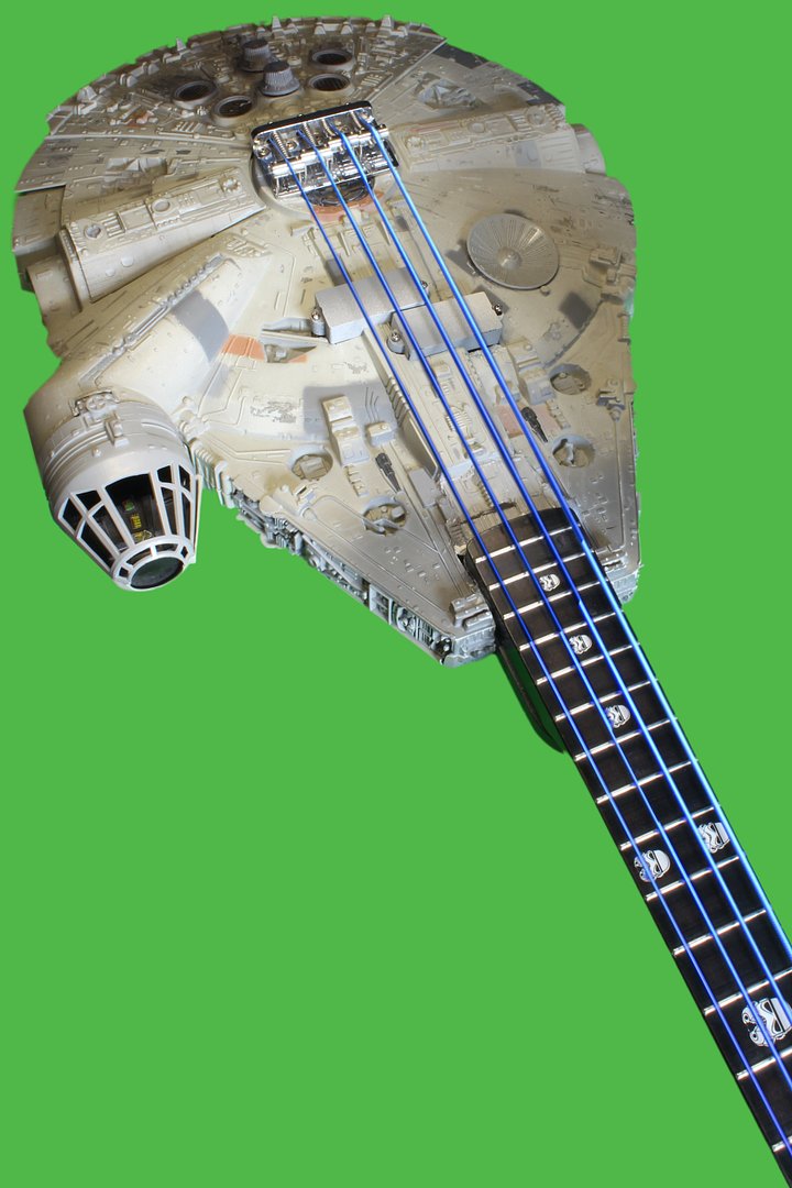 Rebel Bass - The Millennium Falcon Star Wars Bass Guitar (Made to order) product image (1)