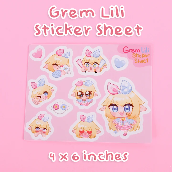 Grem Lili Sticker Sheet product image (1)