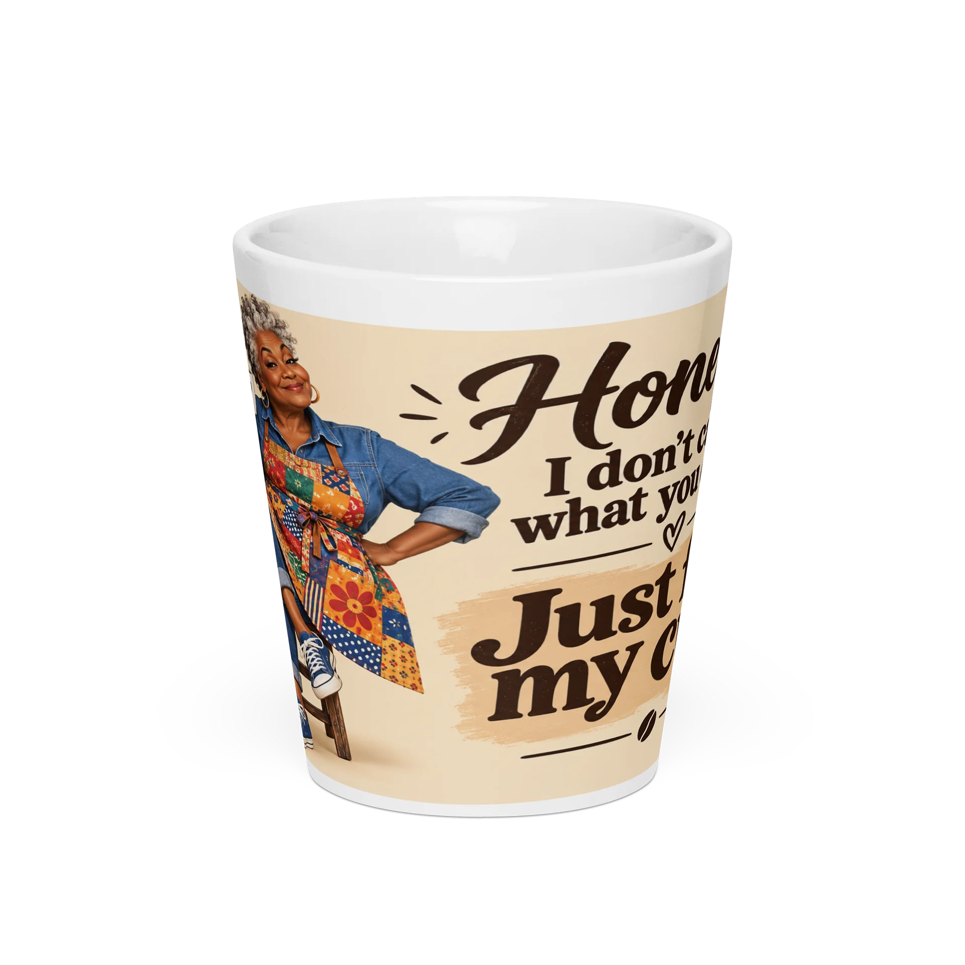 American Grandma – Honey, Just Fill My Cup Latte Mug product image (3)