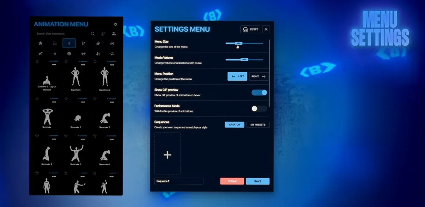 Fivem Animation Menu V3.2 | Most Advanced Fivem Animation Menu | +6000 Animations [ QB / QBOX / ESX / STANDALONE ] product image (1)
