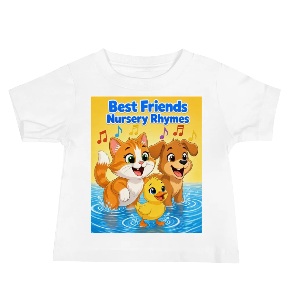 Kitten Puppy & Duck Baby T-shirt product image (2)