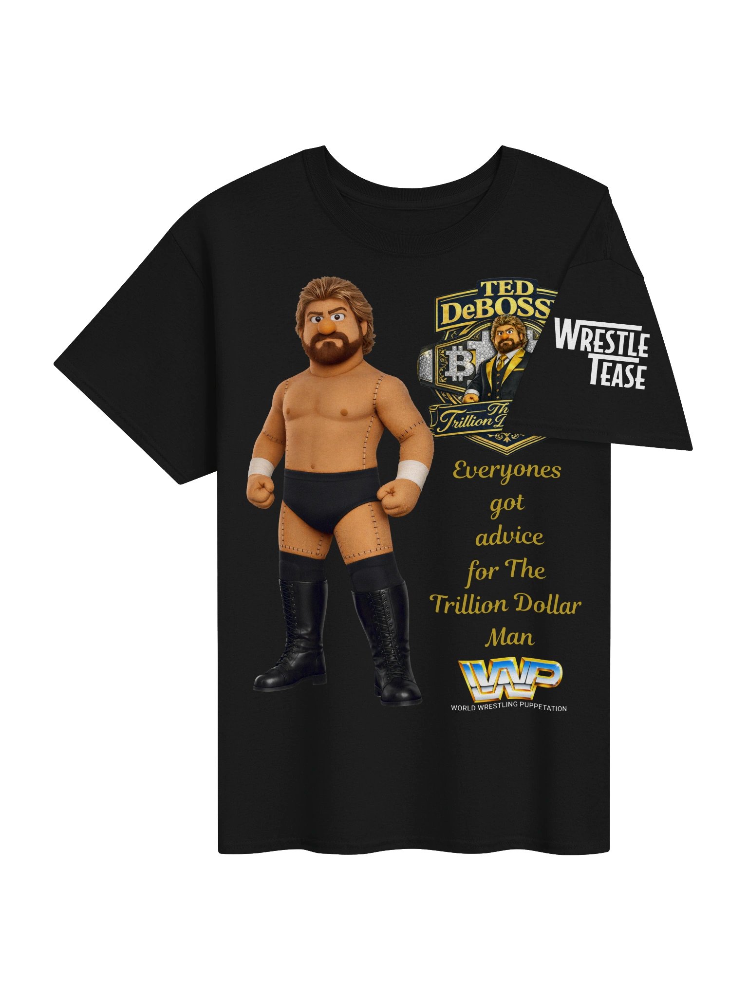 Trillion Dollar Man Ted Debossy Tee V1 w/Sleeve print product image (2)
