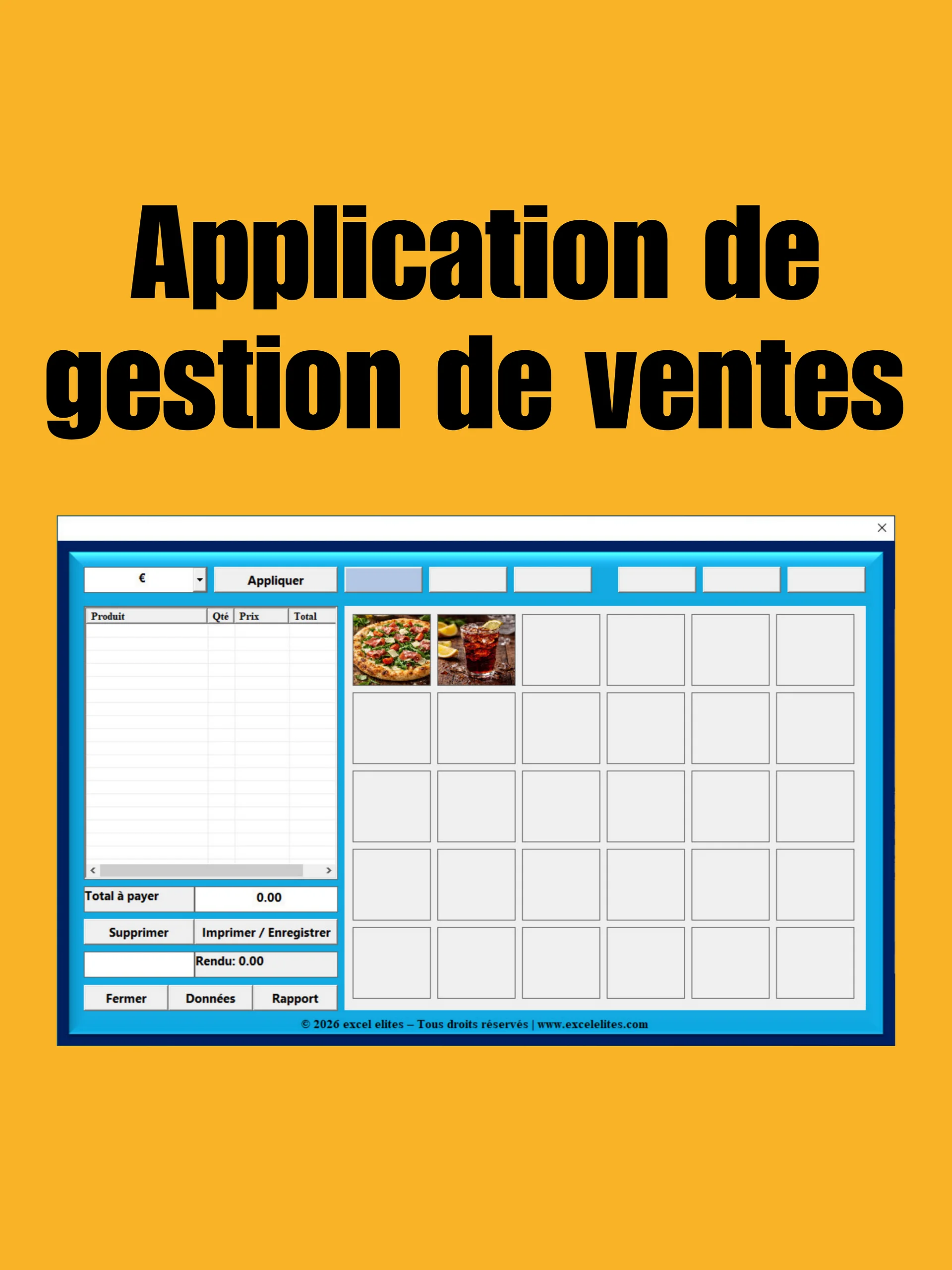 Application Excel de Gestion de Ventes product image (1)