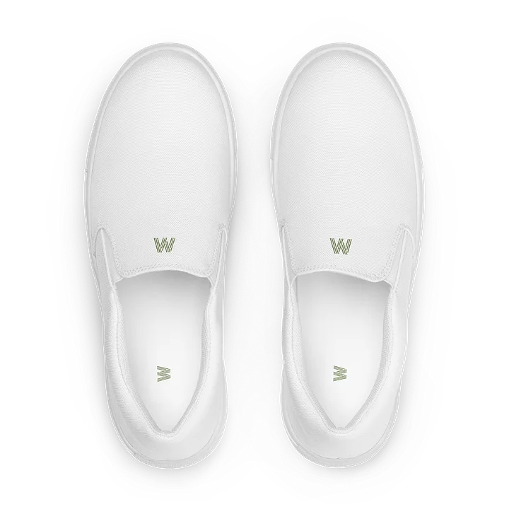 Olive "W" Men's Slip-On Shoes product image (1)