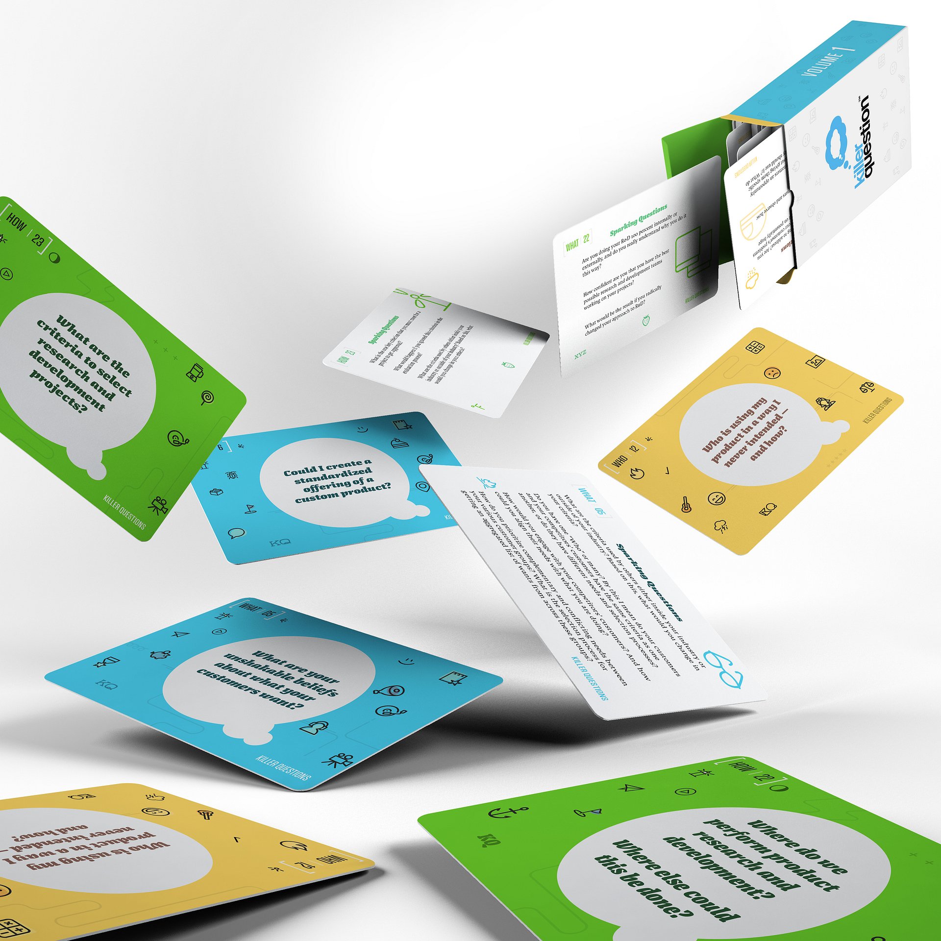Killer Questions Card Deck: Innovation Tool for Creative Problem-Solving & Strategic Ideation product image (1)
