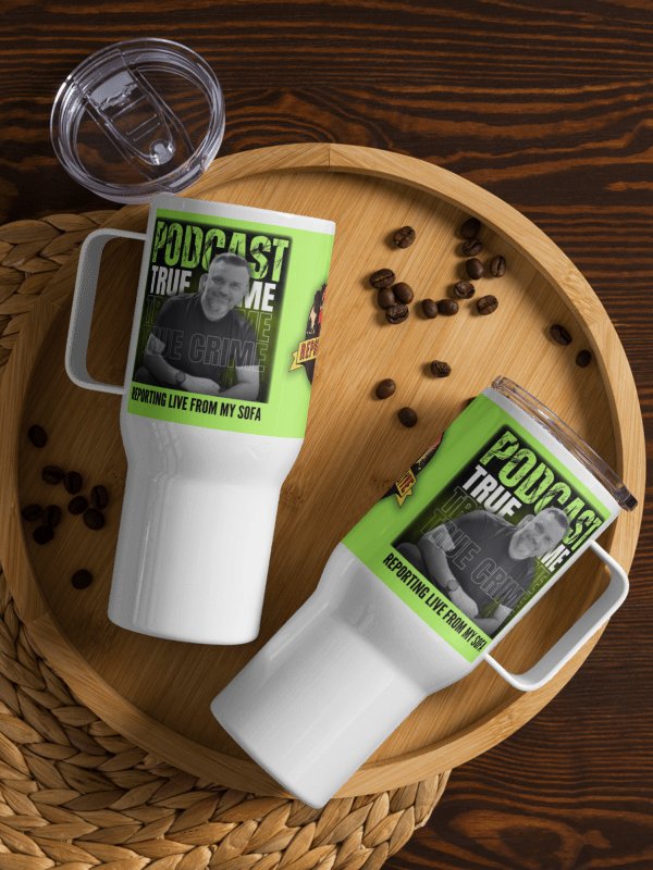 Reporting Live From My Sofa Podcast Travel Mug product image (15)