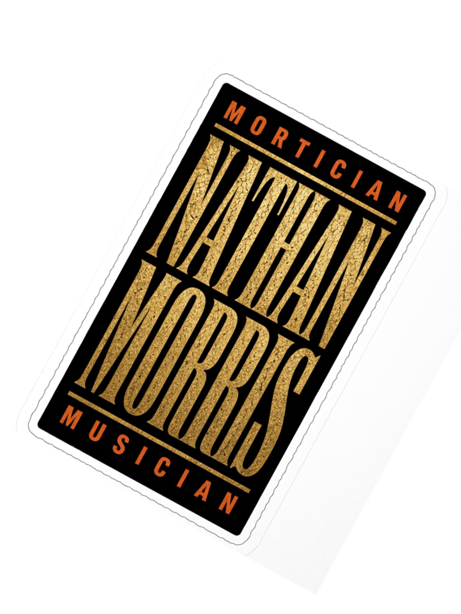 Mortician Musician Sticker product image (2)