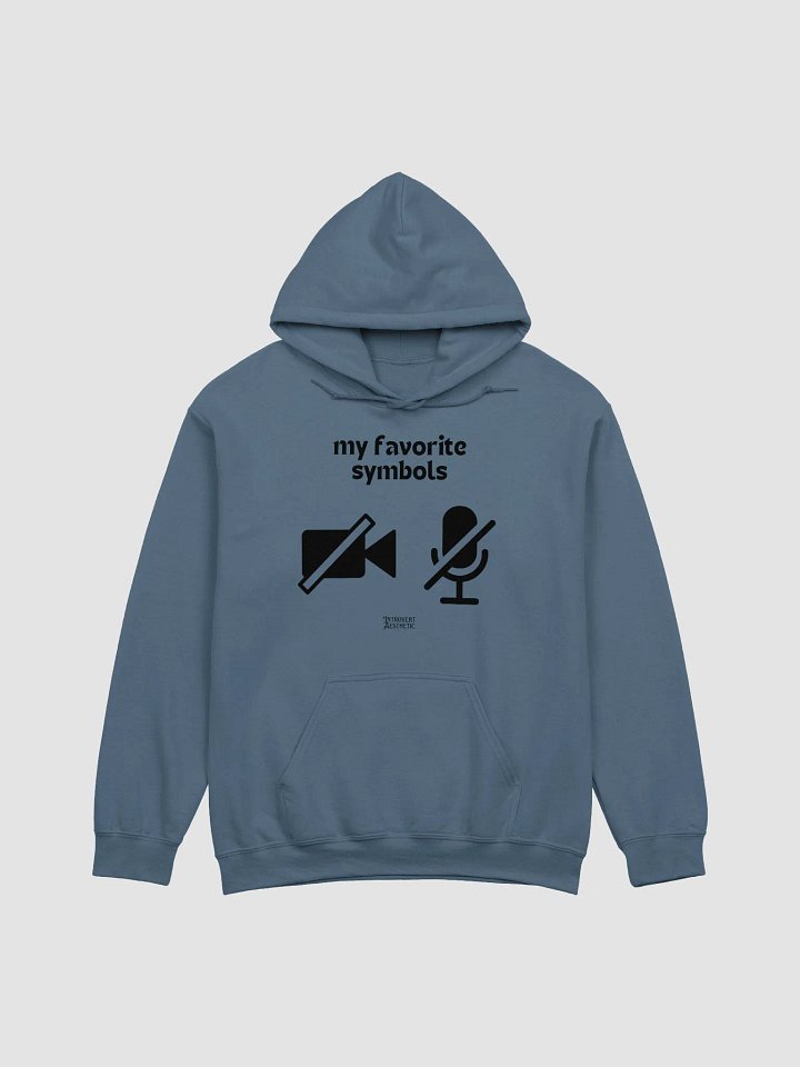 Introvert Symbols Comfort Hoodie product image (1)