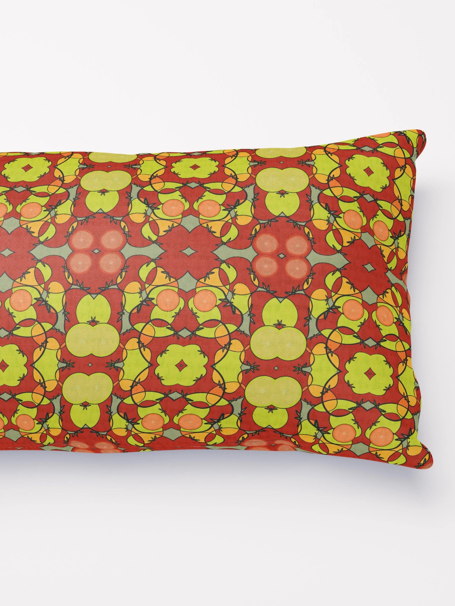 Tomato Glow – All-Over Print Decorative Pillow product image (3)