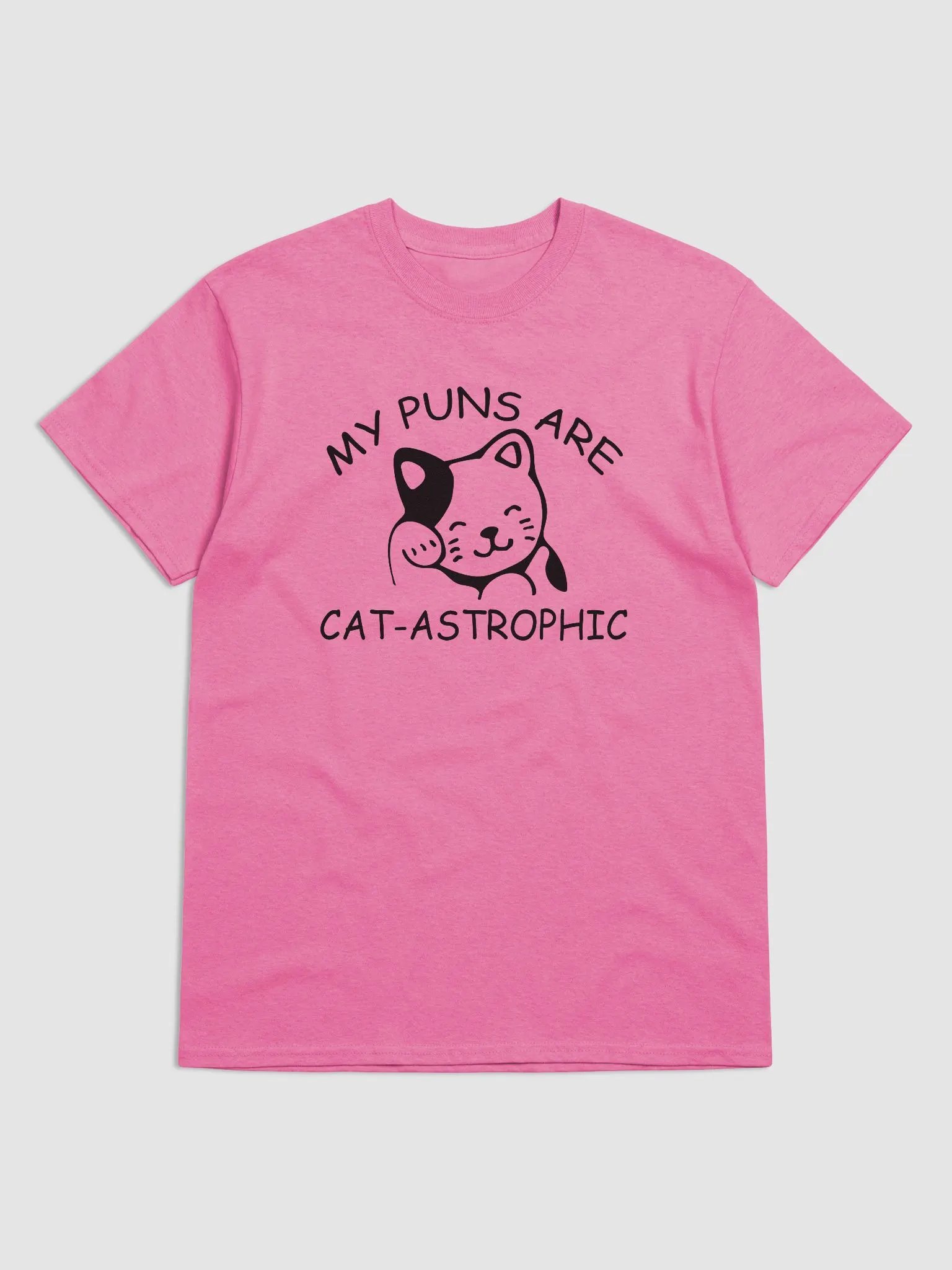 Cat-astrophic puns - shirt product image (5)