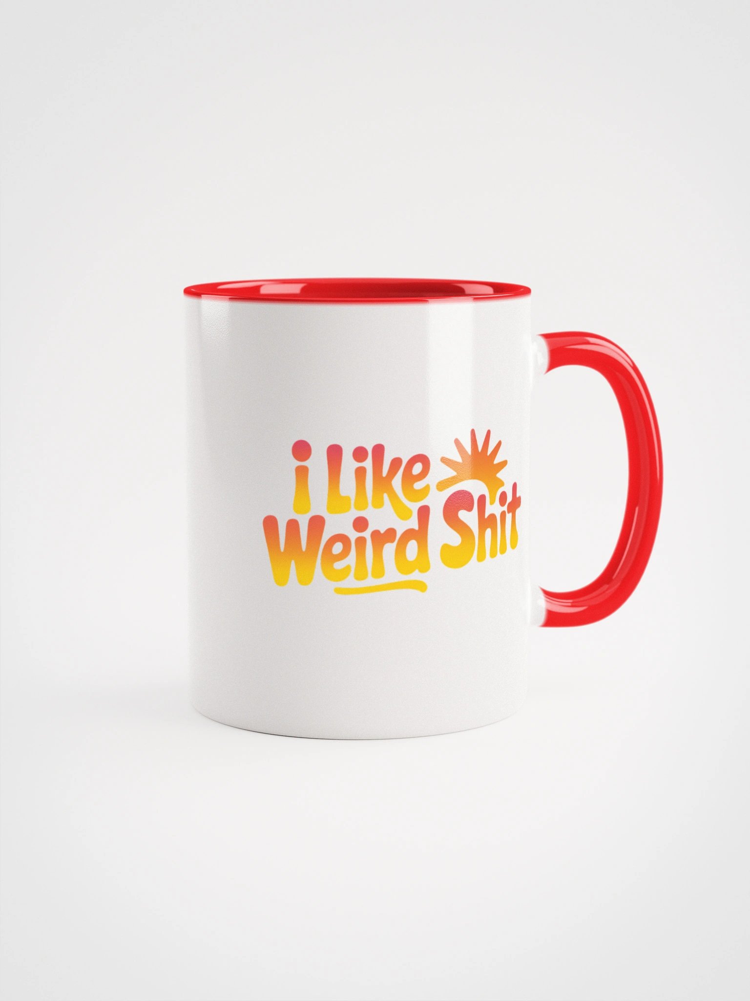 Gradient I like Weird Ceramic Mug product image (3)