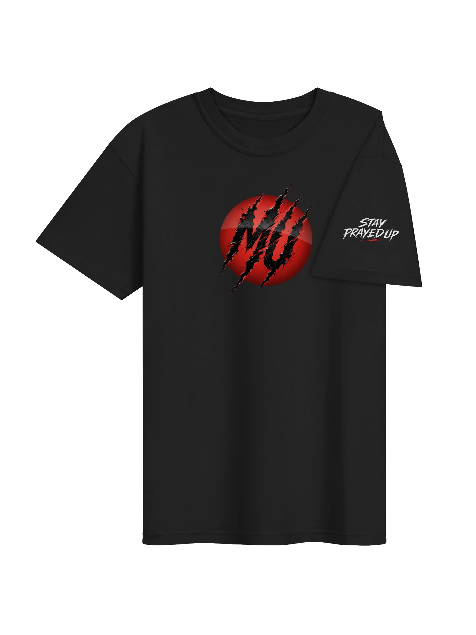 Mysteries Unknown Logo T-Shirt | Stay Prayed Up Sleeve Edition product image (4)
