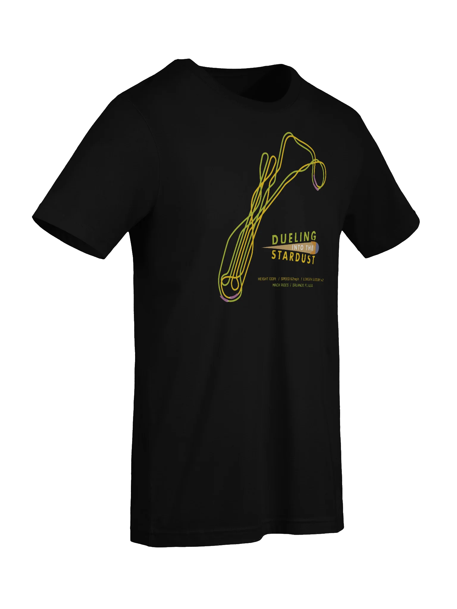 Dueling Into The Stardust Coaster Graphic Tee product image (73)