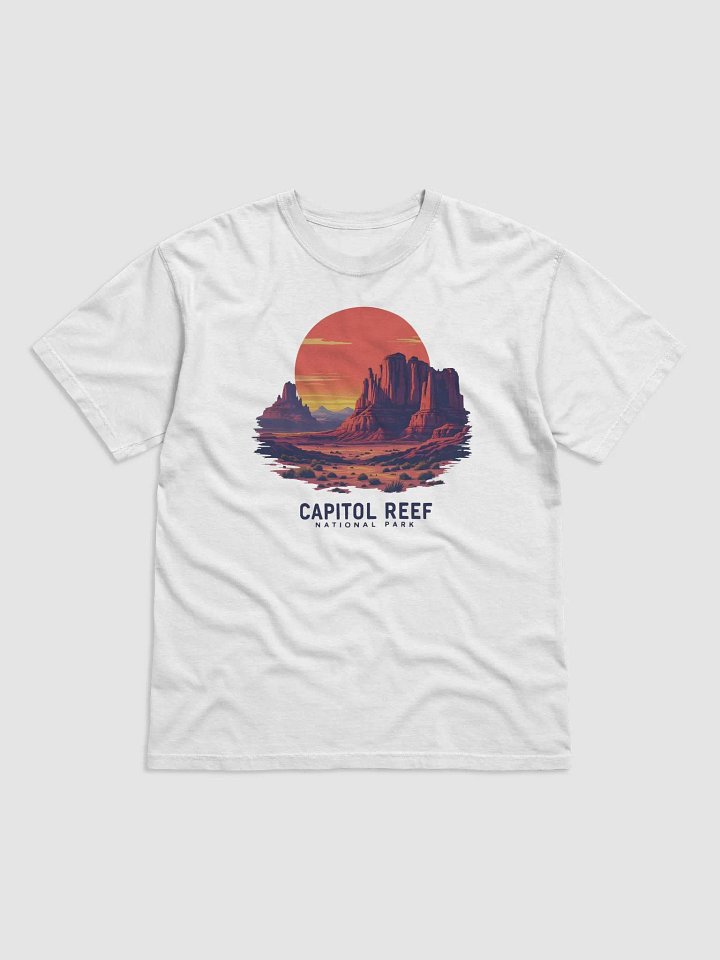 Capitol Reef National Park Retro Sunset Design – Utah product image (1)