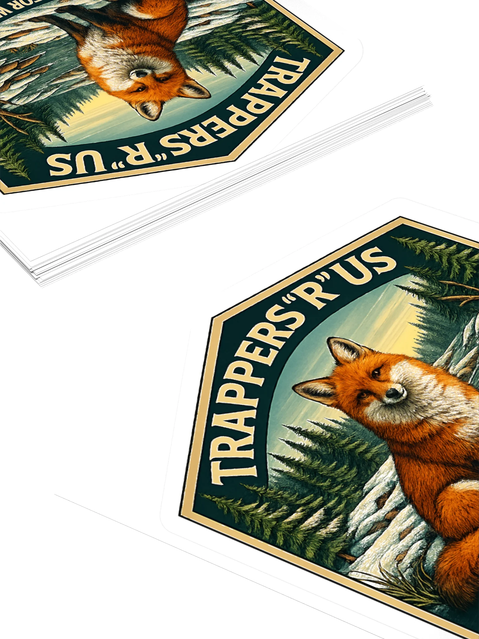 Never Apologize Fox Sticker product image (7)